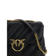 PINKO Black Love Puff Shoulder Bag
