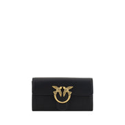 PINKO Black Calf Leather Wallet