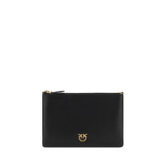 PINKO Black Compact Zip Shoulder Bag