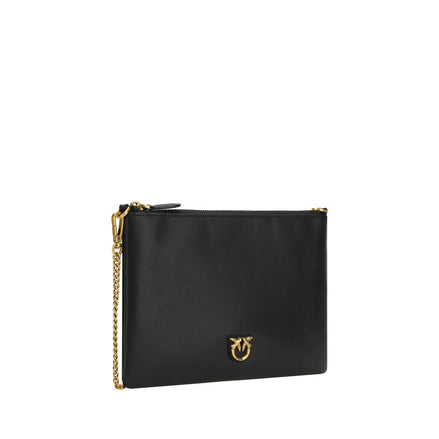 PINKO Black Compact Zip Shoulder Bag