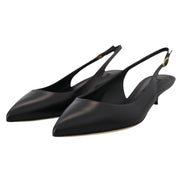 Chaussures à talons Dolce & Gabbana en cuir noir