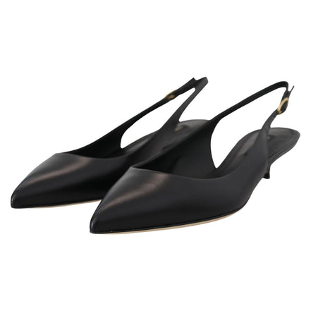 Chaussures à talons Dolce & Gabbana en cuir noir