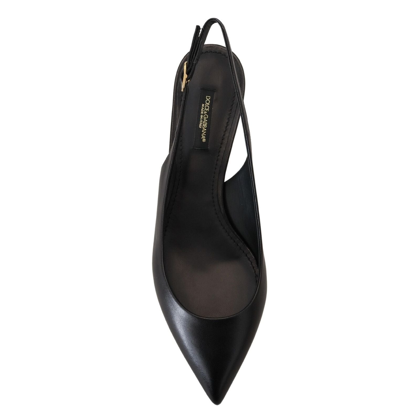 Chaussures à talons Dolce & Gabbana en cuir noir