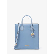 Borsa a mano in pelle blu Michael Kors