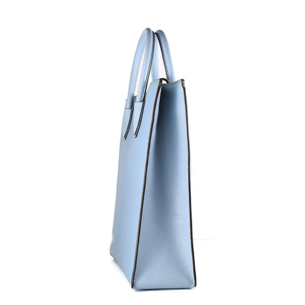 Borsa a mano in pelle blu Michael Kors