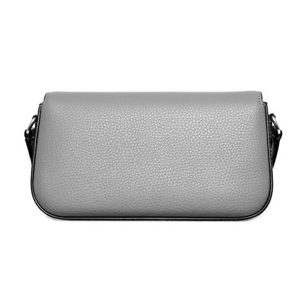 Sac bandoulière en cuir gris Michael Kors
