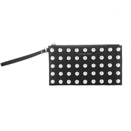 Michael Kors Brown Leather Clutch Bag
