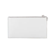 Borsa clutch in pelle bianca Michael Kors