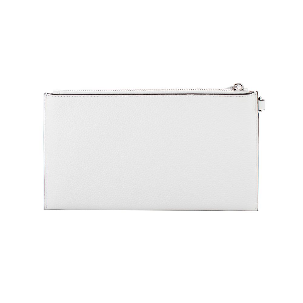 Borsa clutch in pelle bianca Michael Kors