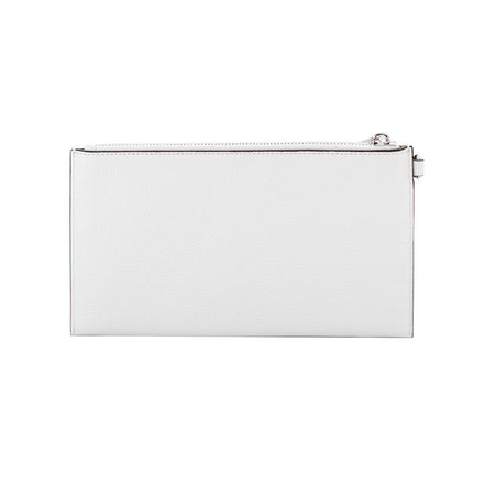 Borsa clutch in pelle bianca Michael Kors