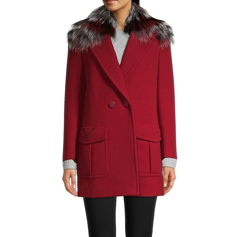 Cappotto Fendi in lana vergine multicolore