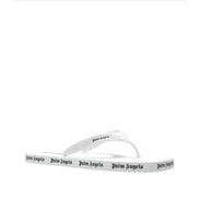 Palm Angels White Rubber Slides