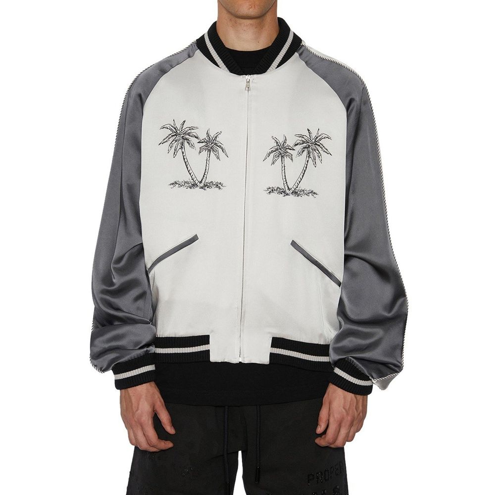 Bomber Palm Angels gris en acétate