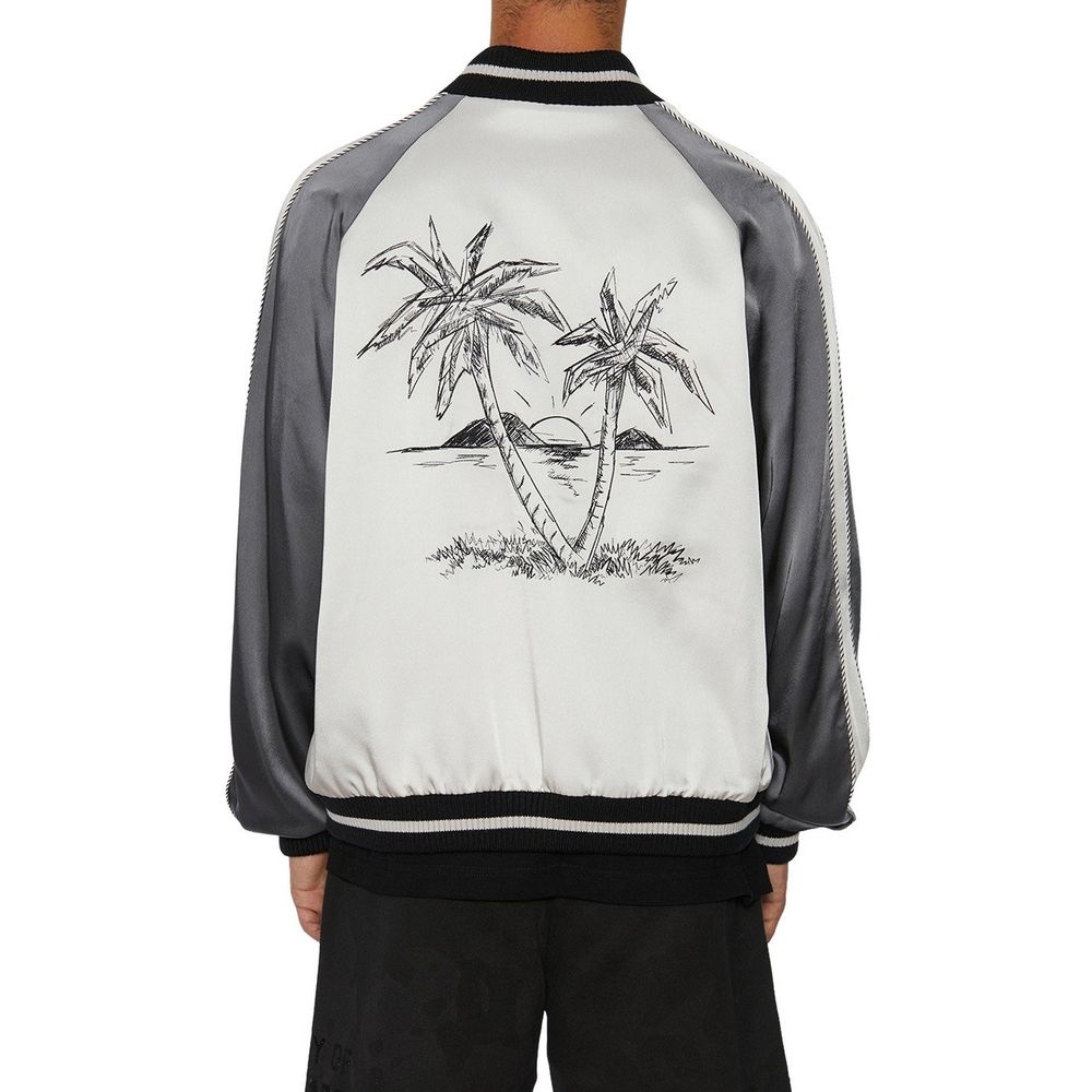 Bomber Palm Angels gris en acétate