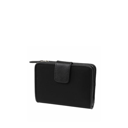 Portafoglio Prada in Nylon Nero