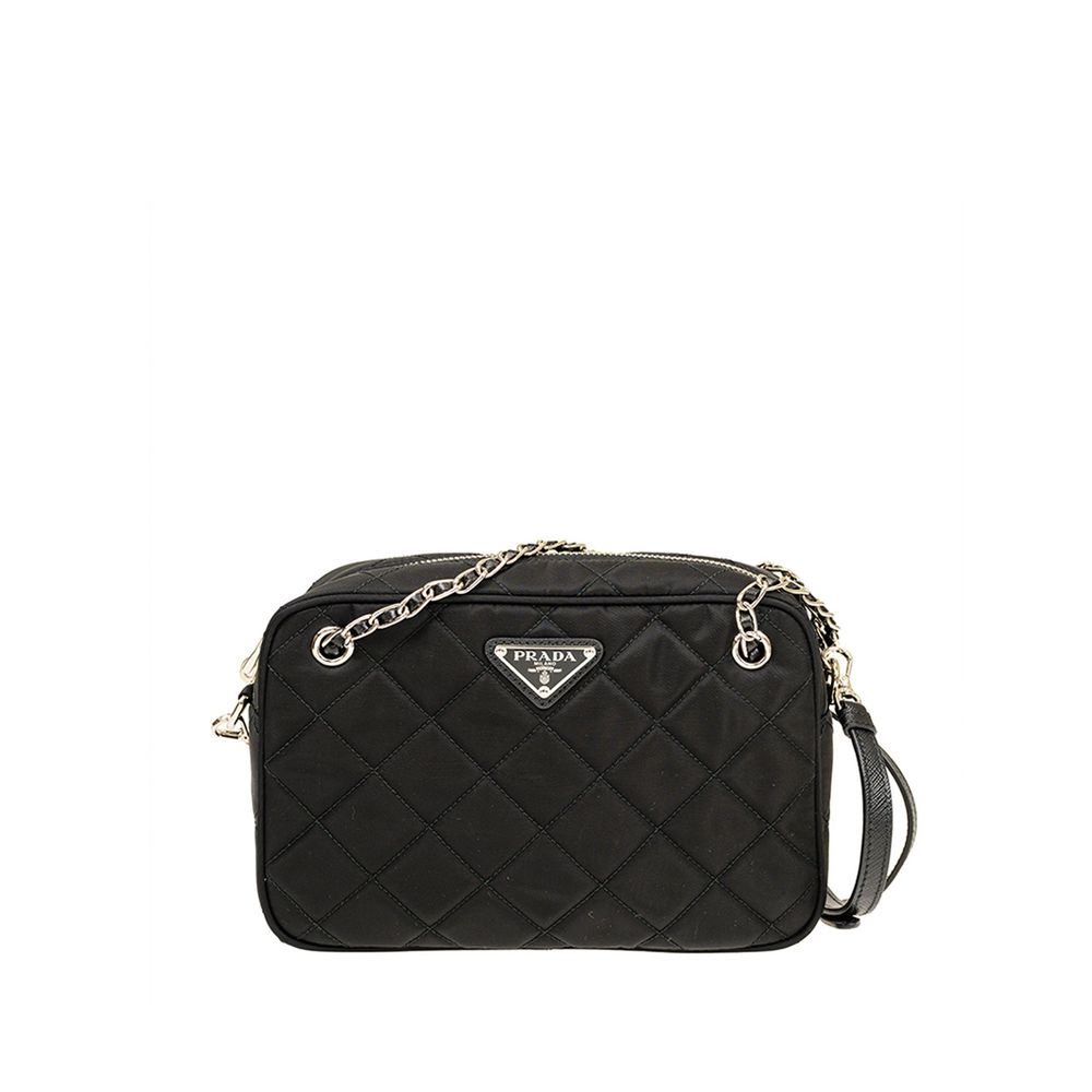 Sac bandoulière Prada en nylon noir