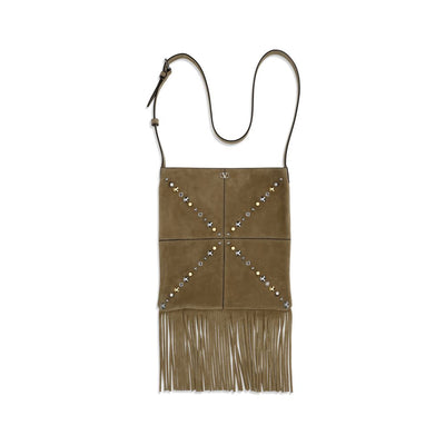 Valentino Garavani Beige Calf Leather Shoulder Bag