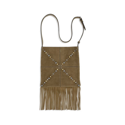 Valentino Garavani Beige Calf Leather Shoulder Bag