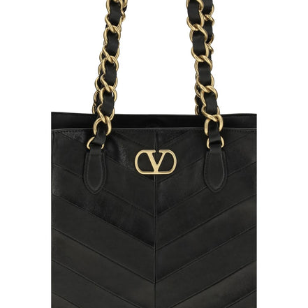 Sac à bandoulière Valentino Garavani en agneau noir Ovis Aries Aries