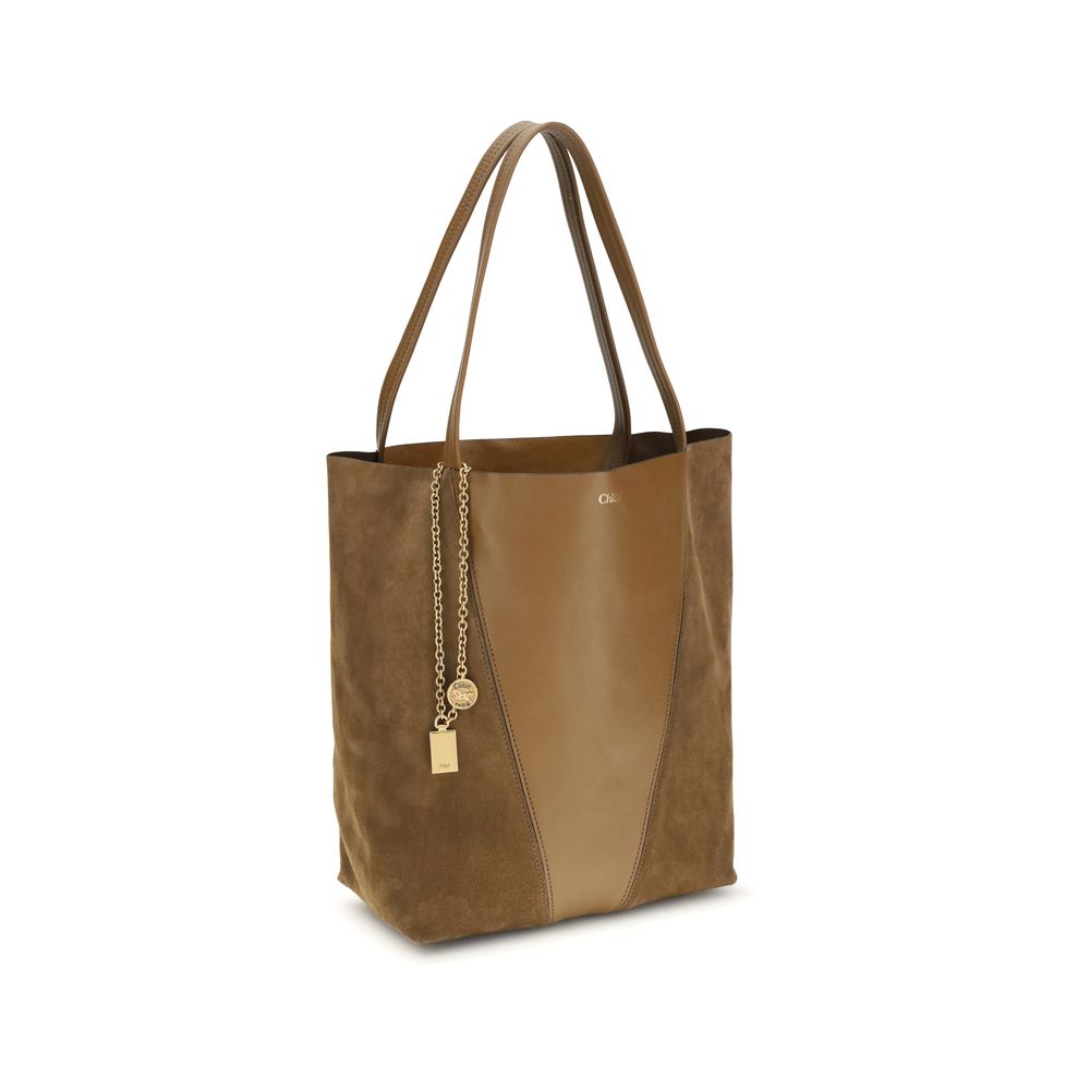 Chloé Beige Calf Leather Shoulder Bag