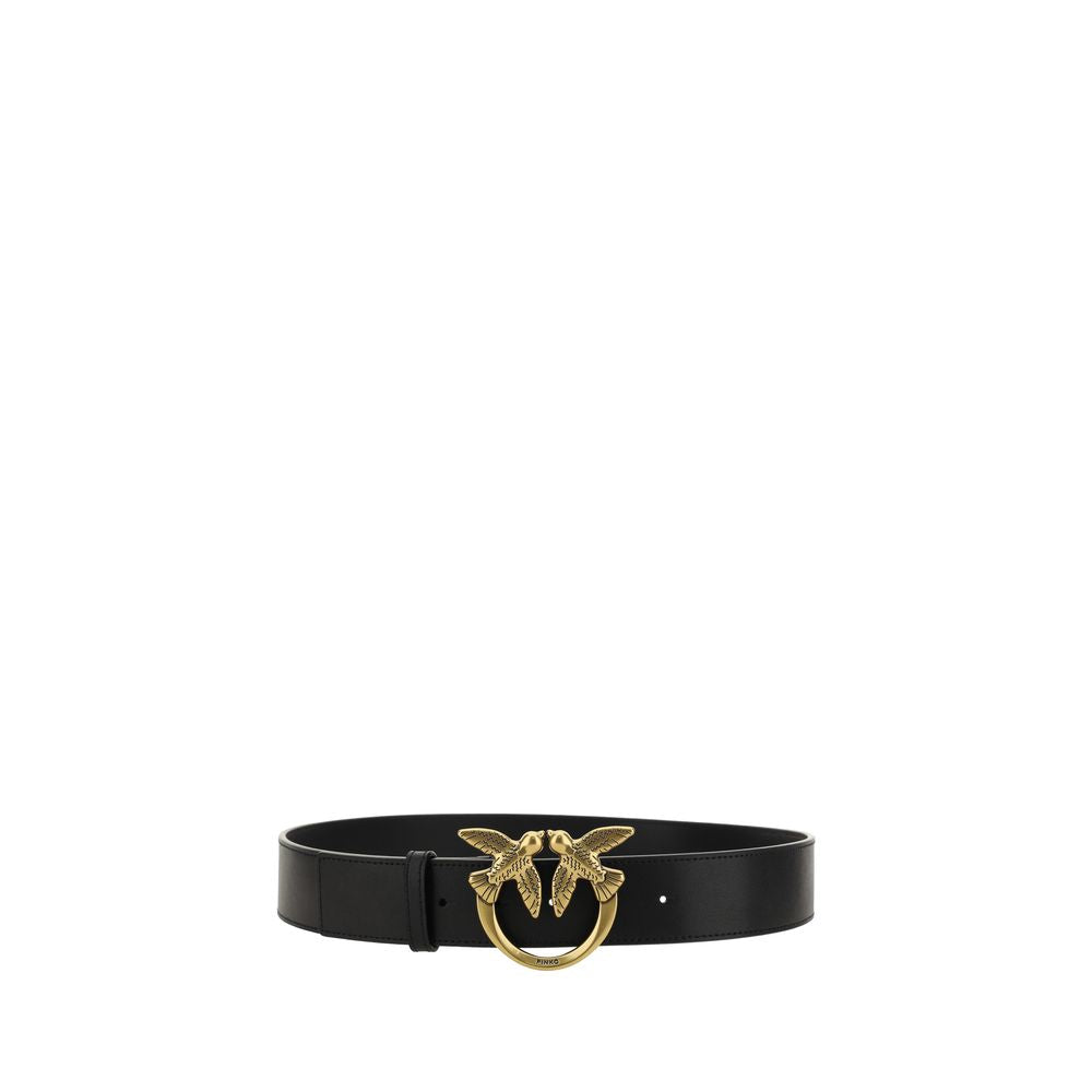 PINKO Black Love Berry Belt