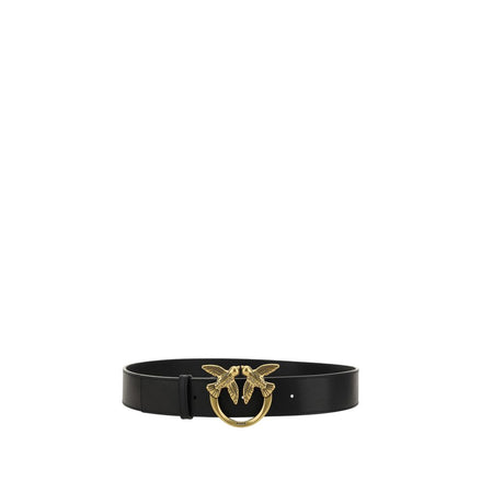 PINKO Black Love Berry Belt