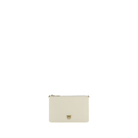 PINKO Beige Compact Zip Shoulder Bag