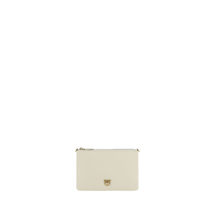 PINKO Beige Compact Zip Shoulder Bag