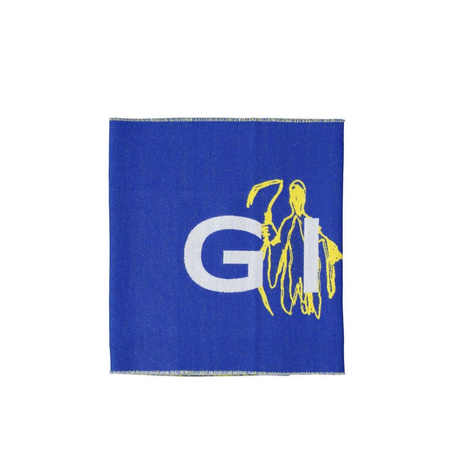 Foulard di seta blu Givenchy
