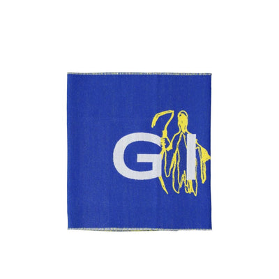 Givenchy Blue Silk Scarf
