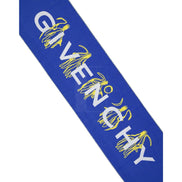 Foulard di seta blu Givenchy