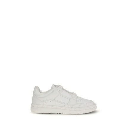 Baskets basses Valentino Garavani en cuir de veau blanc Bos Taurus