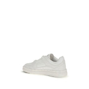 Baskets basses Valentino Garavani en cuir de veau blanc Bos Taurus