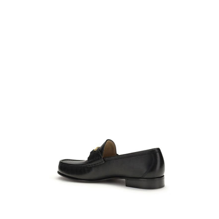 Mocassins à enfiler Valentino Garavani en cuir de veau noir