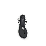 Giuseppe Zanotti Black Flat Sandals