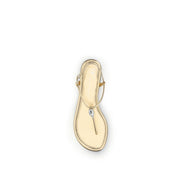 Giuseppe Zanotti Gold Flat Sandals