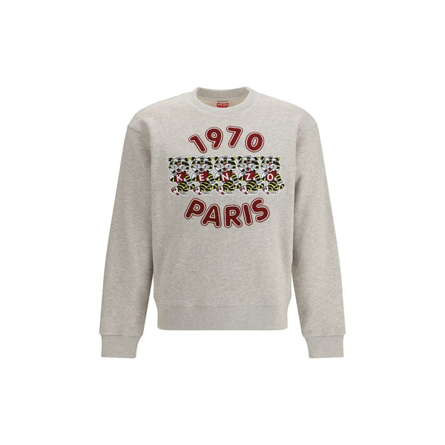 Felpa Kenzo in cotone grigio