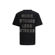 PINKO Black Rhinestone T-Shirt