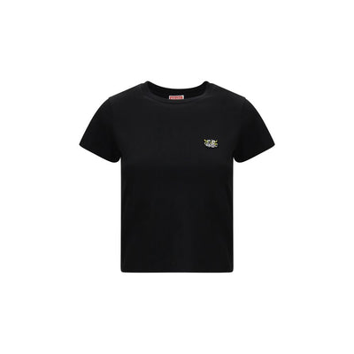T-Shirt Nera in Cotone Kenzo