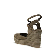 Espadrilles en cuir de veau beige Bos Taurus Brunello Cucinelli