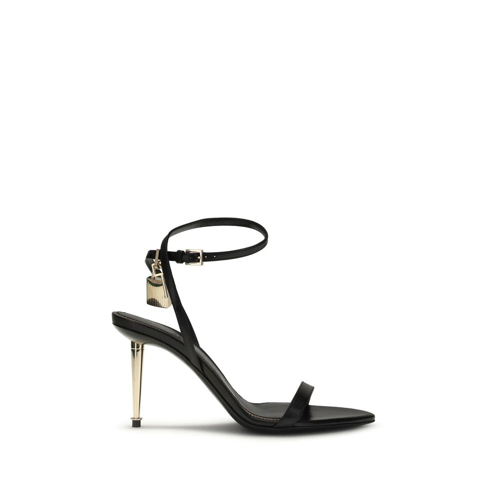 Tom Ford Black Stiletto Heel Sandals