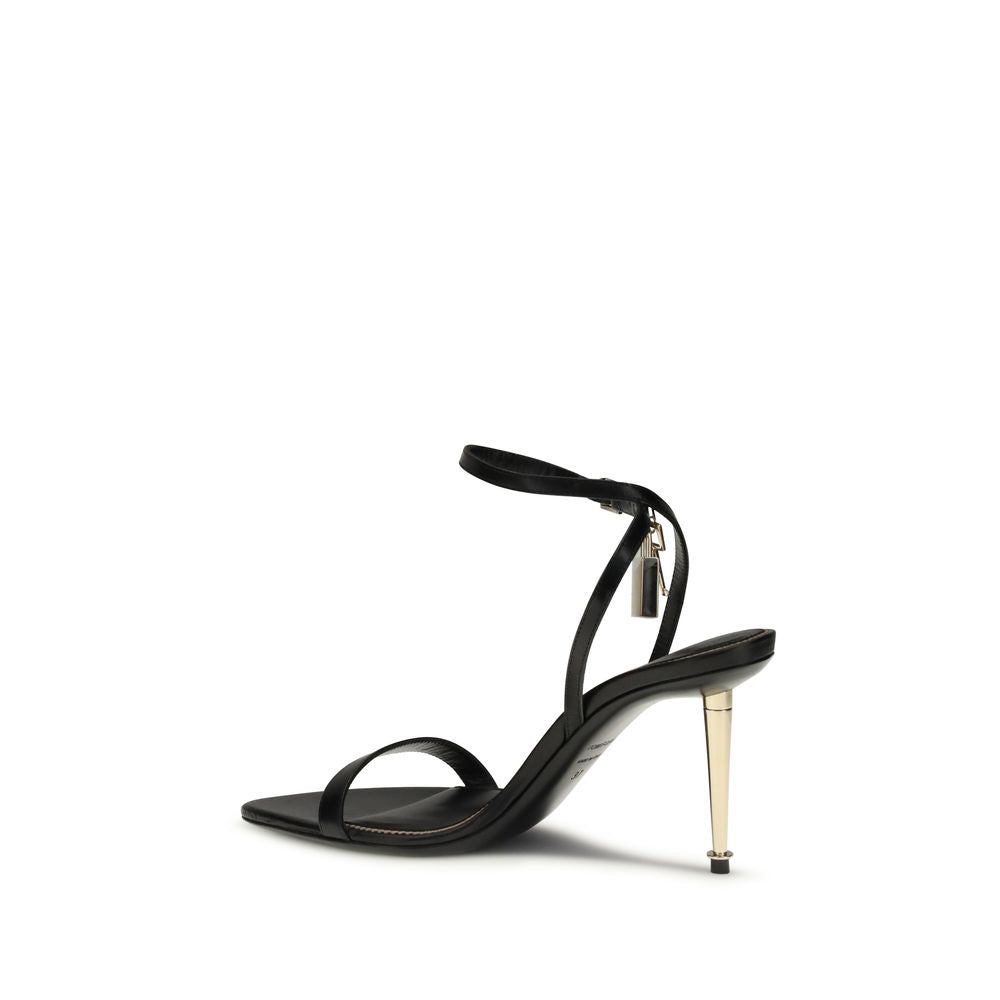Tom Ford Black Stiletto Heel Sandals