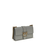 PINKO Gray Simply Love One Shoulder Bag