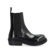 Bottes Chelsea Bottega Veneta en cuir de veau noir