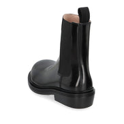 Bottes Chelsea Bottega Veneta en cuir de veau noir