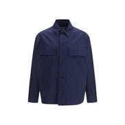 Manteau Balmain en coton bleu