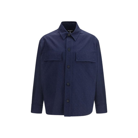 Manteau Balmain en coton bleu