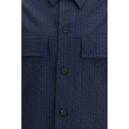 Manteau Balmain en coton bleu