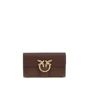 PINKO Brown Love One Chain Wallet