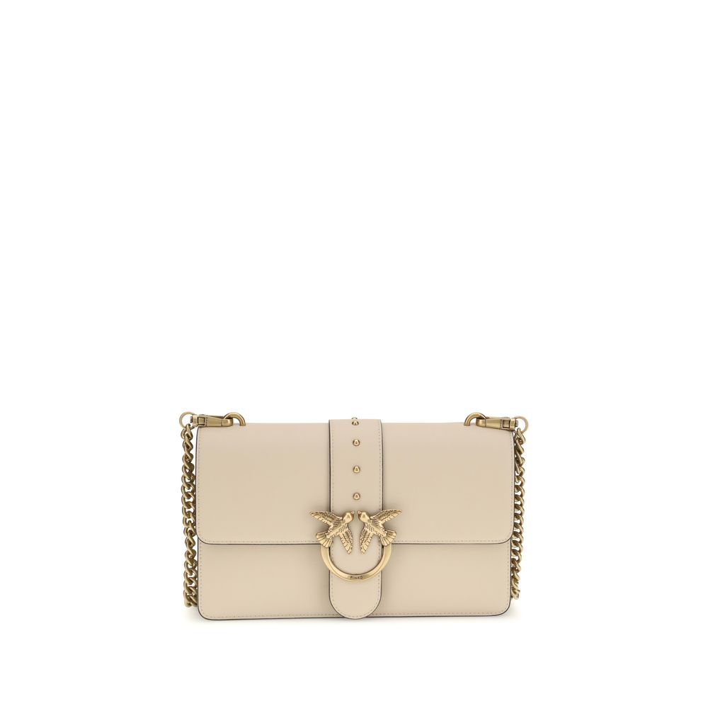 PINKO Beige Simply Love One Shoulder Bag